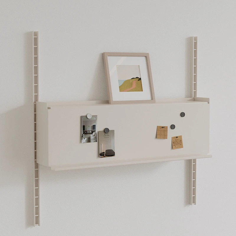 Iron Wall Magazine Rack Magnetic Newspaper Holder for Living Room Modern Floating Bookshelf