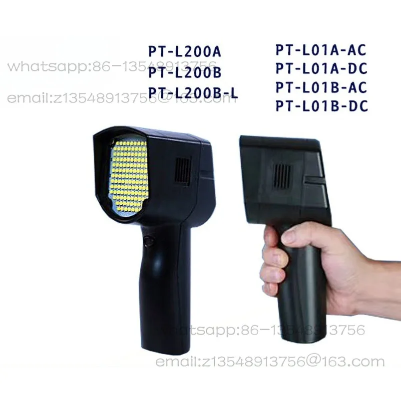 Stroboscope light automatic tracking handheld rechargeable PT-L200A printing press with spot fast delivery