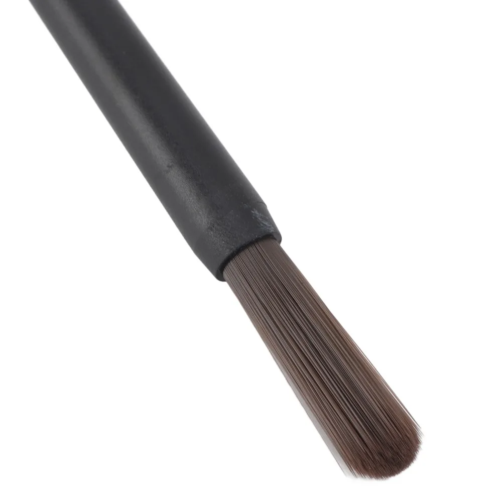 2 Pcs set Nylon Brush Coffee Grinder Cleaning Brush Plastic Handle Black Color Espresso Grounds Brush Kitchen Tool