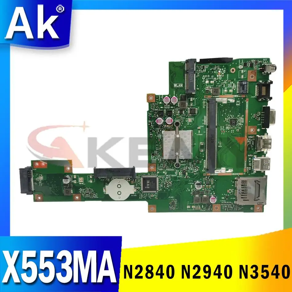 

Для ASUS X553M K553M A553MA D553M F553MA VivoBook X553 A553M X503M X503MA 60NB04X0-MB1800 F503M F553M D553MA материнская плата X553MA