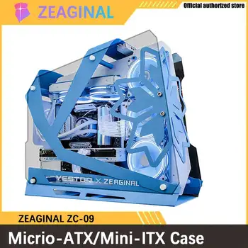 ZeaZC-09 computer case Sakura Hitomi Hanayome limited edition MATX all aluminum tempered glass side transparent DIY open case