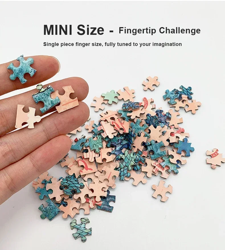 150 Elementów Mini Probówki Kwiaty Jesień Kreskówki Trudne Puzzle dla Dorosłych Zabawki Antystresowe Gra Rodzinna Zabawki Edukacyjne