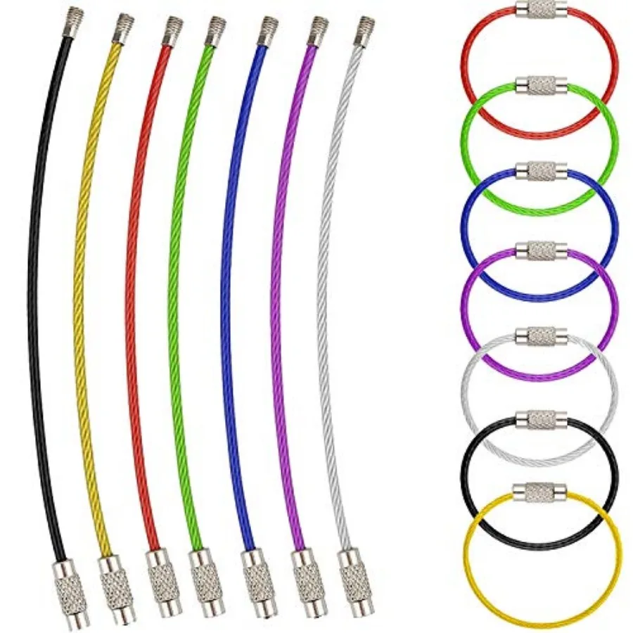 AMUU Stainless Steel Keychain Loop Set