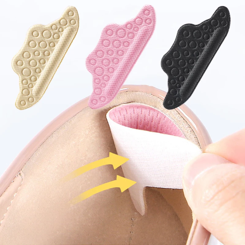 Anti Wear Heel Sticker Foam Shoes Inserts  Women Insole High Heels Padding Comfortable Soft Multi Directional Wrapping Insoles