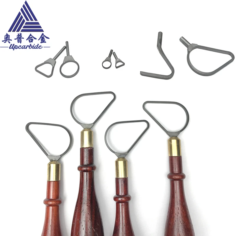 Solid Carbide Ceramic Clay Sculpture Carving with High Hardness Carving Texture Ring Pottery Clay Sculpture Repair Tool