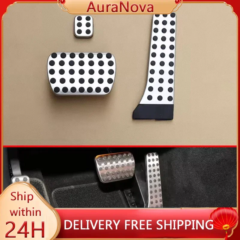 Foot Pedal Fuel Accelerator Gas Brake Pad Cover Fit For W204 W205 S205 W212 W213 S212 X253 W218 W218 X218 Accessories