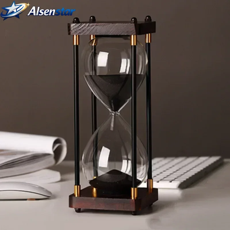 

15/30/45/60 Minutes Retro Hourglass Luxury Gift Study Living Room Decoration Office Decompression Ornaments Home Arts and Crafts