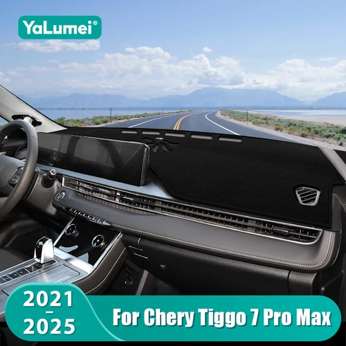 Para Chery Tiggo 7 Pro Max 2021 2022 2023 2024 2025 cubierta para salpicadero de coche instrumento escritorio parasol Mat Dash accesorios antideslizantes