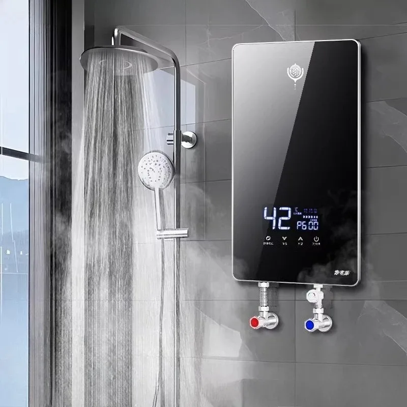 

【2026】Бытовой проточный водонагреватель с регулируемой частотой вращения, постоянной температурой, компактный, с быстрым нагревом, для душа, для аренды