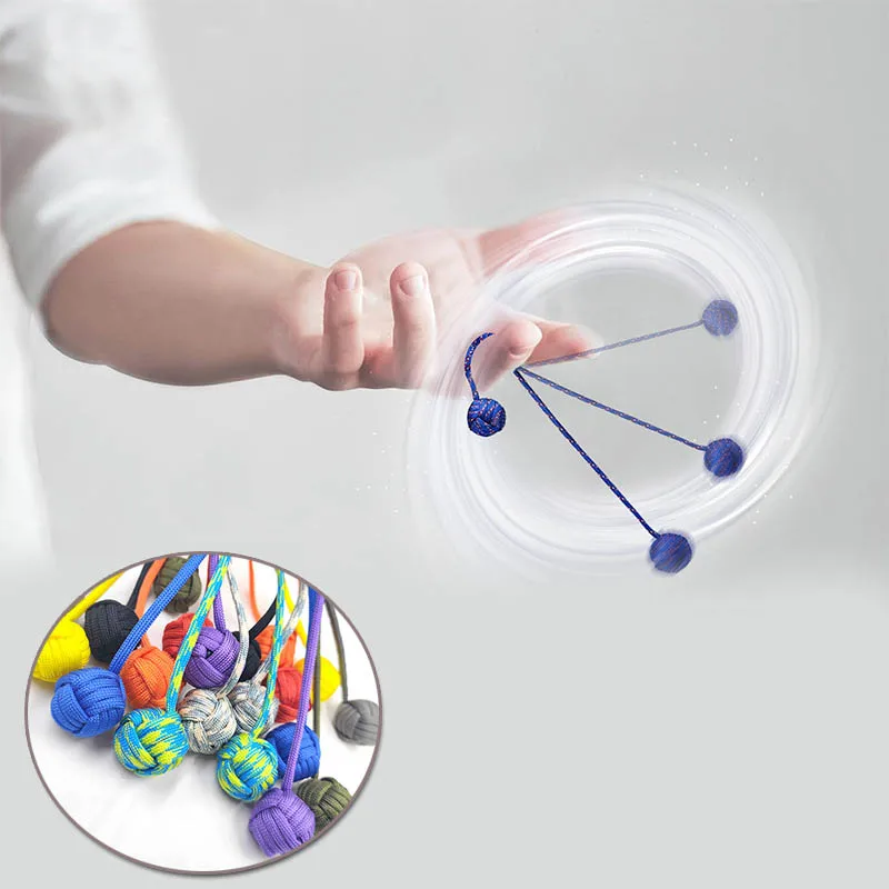 인기 베겔리 휴대용 장난감 걱정 구슬 순수 구리 도금 손가락 기술 파라코드 스트레스 극한 손가락 운동 장난감