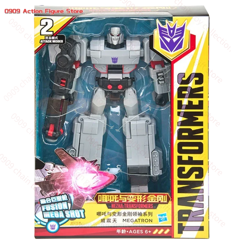 New Hasbro Transformers Toys Nezha Transformers Leader Megatron Bumblebee Optimus Prime 3C Movable Robot Action Figures