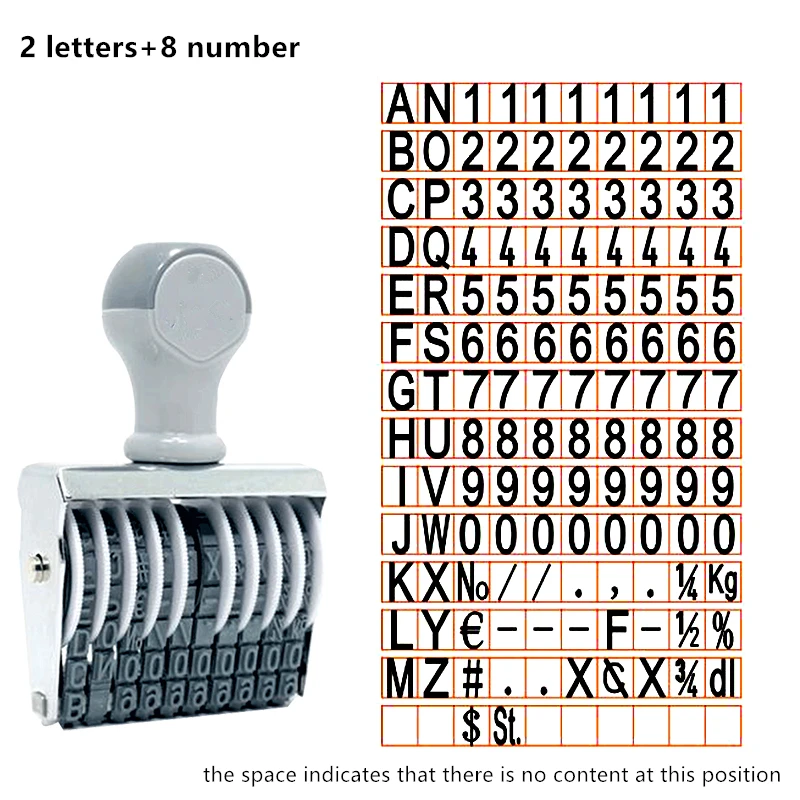 

Letter and Number Date Stamp For Egg Supermarket Store School Bank Office Factory Printing Seal