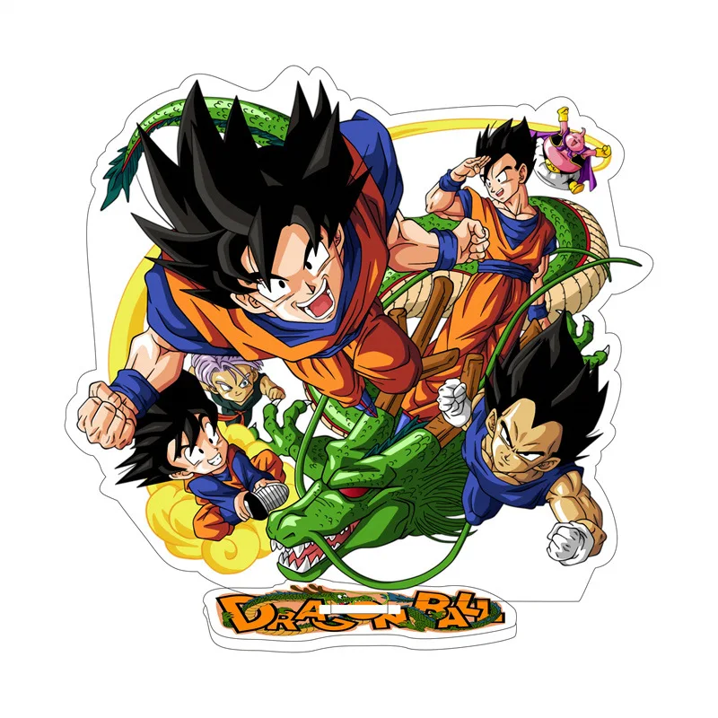 ドラゴンボール透明アクリルグッズアニメ周辺悟空漫画ホリデーフィギュアアクリルスタンドモデル装飾品おもちゃ