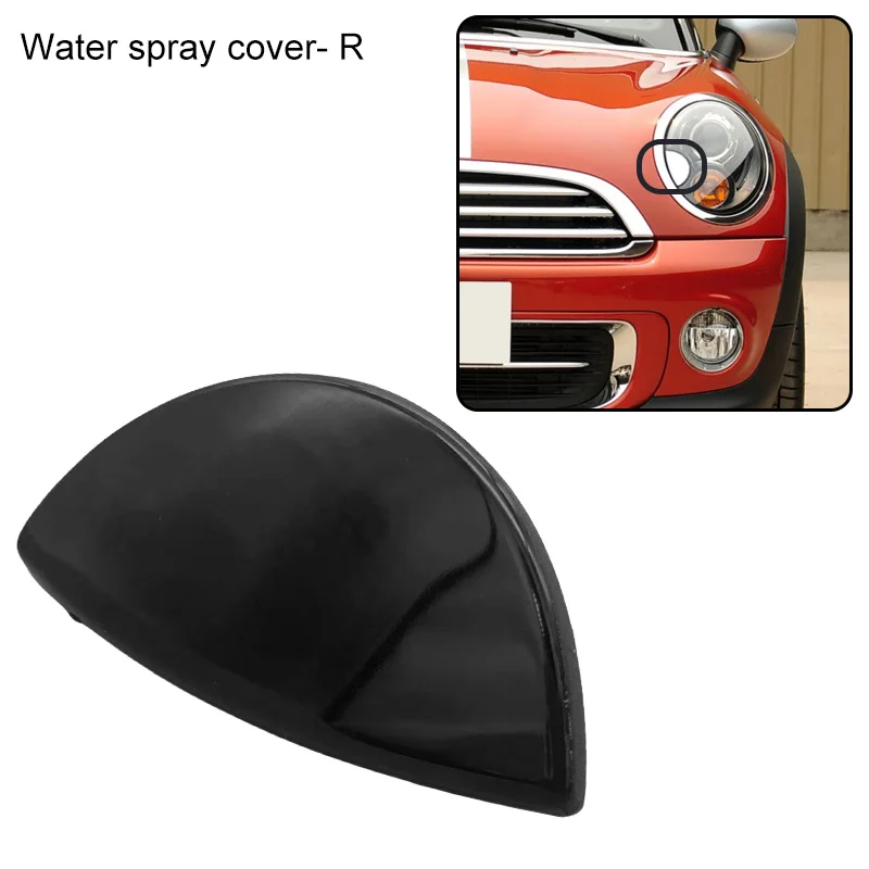 Headlight Nozzle Right or Left Black Washer Cover For BMW MINI COOPER R55 R56 R57 R58 R59 61672752560A 61672752559A