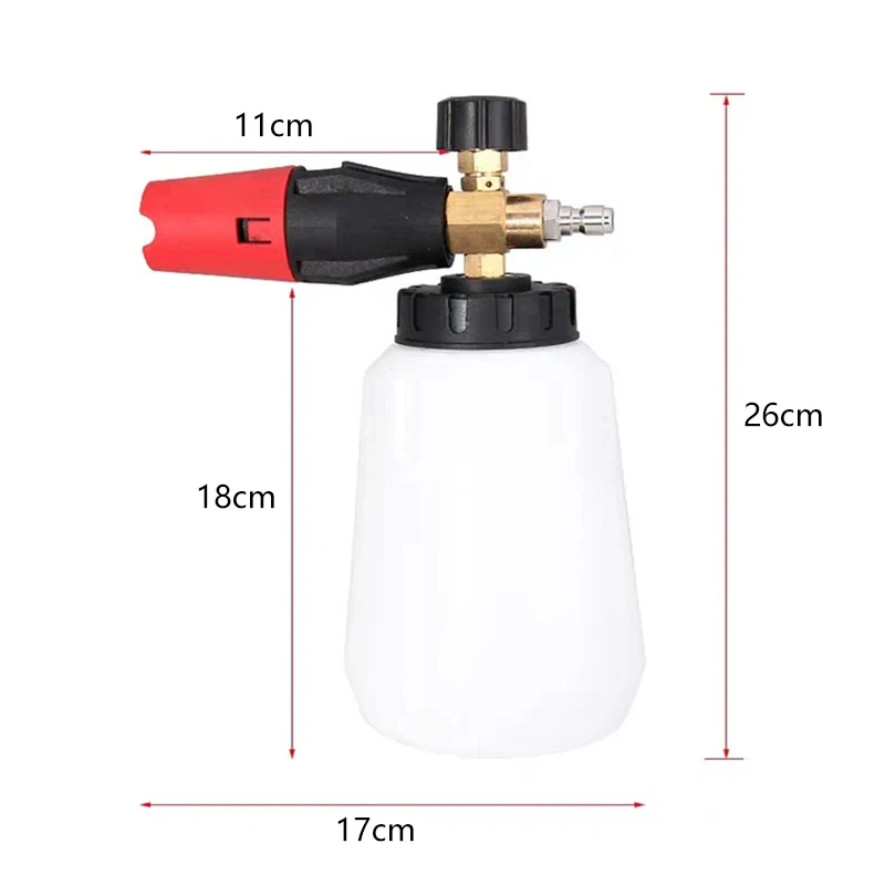 Pressure Washer Adjusable Foam Cannon Car Washer Snow Foam Lance High Pressure Soap Foamer Foam Generator Car Foam Cleaner Spray