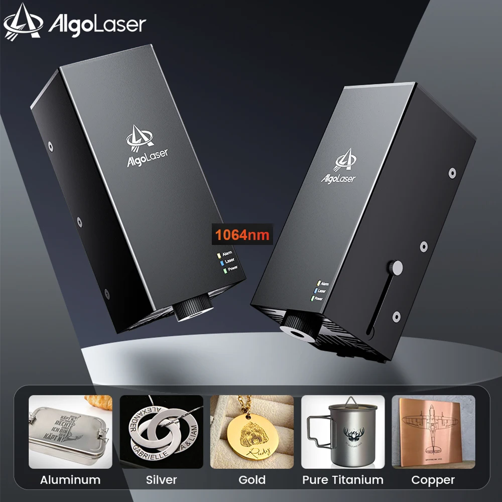 AlgoLaser ALM-2IE 2W 1064nm Modulo laser a infrarossi Incisione di gioielli in plastica metallica per testa di incisione sostitutiva laser ALGO/ORTUR