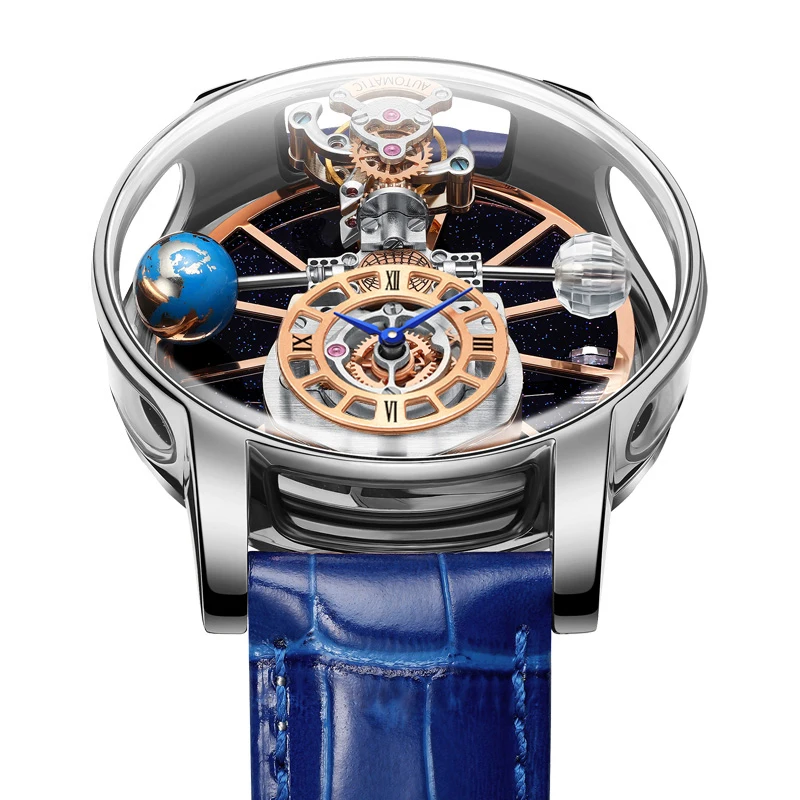 Richard Czech Leopard Cosmic Switzerland Quartz Jacob&Co Celestial Tourbillon Mens Watches Top Brand Luxury Montre Homme