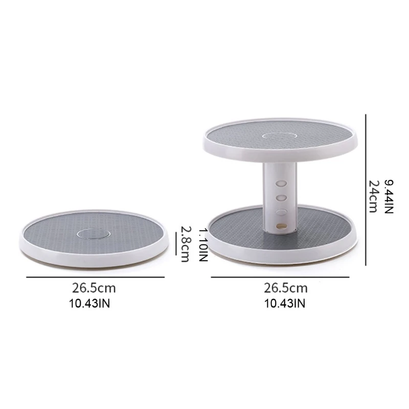 Bandeja almacenamiento 2 en 1, estantes para especias, cocina, refrigerador, baño, suministros