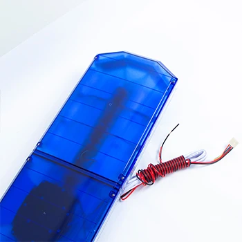 DC12V سقف علوي سيارة إسعاف أزرق تحذير ضوء بار أضواء تحذير السيارة مع إنذار