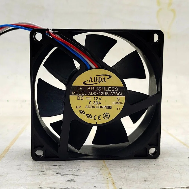 

H 1 pcs for ADDA AD0712UB-A7BGL 12V 0.30A 7025 7cm temperature controlled cooling fan