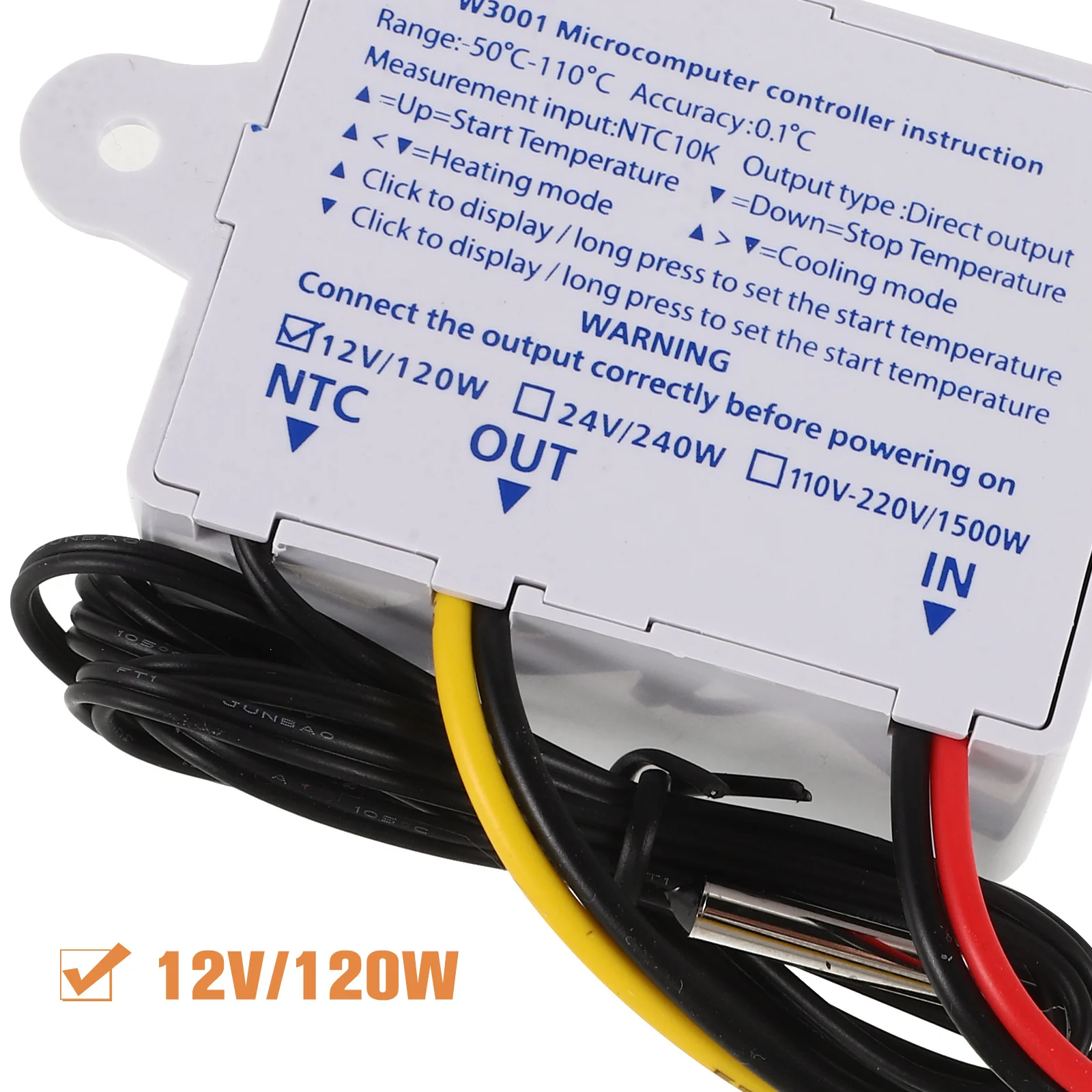 

Microcomputer Programmable Digital Temperature Controller Thermostat -50° To 110° Heating Cooling Control Module For Chicken