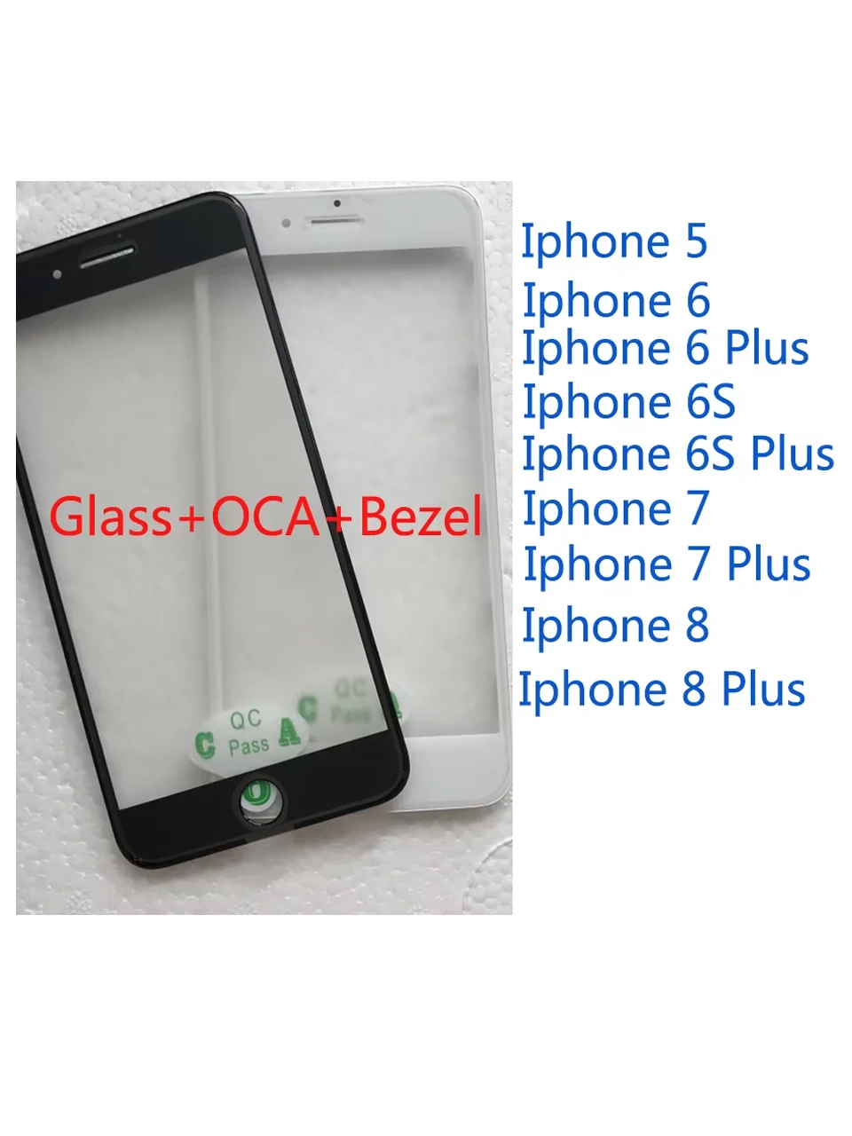 10 Stuks \ Veel Voor iPhone 6 6s 5 7 8 Plus Touchscreen Front Outer Glas Met OCA Vervanging - afbeelding 2