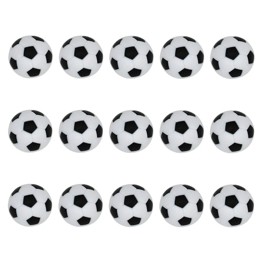 

15 Pcs Table Soccer Accessories Durable Plastic Foosball Balls for Game Desk Mini Footballs Table Soccer Entertain