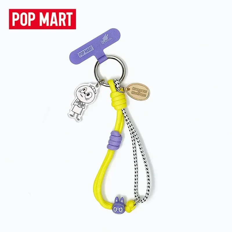 

POP MART THE MONSTERS 10th Anniversary Anime Figure Mobile Phone Lanyard Blind Box Ornament Figurines Dolls Model Gift