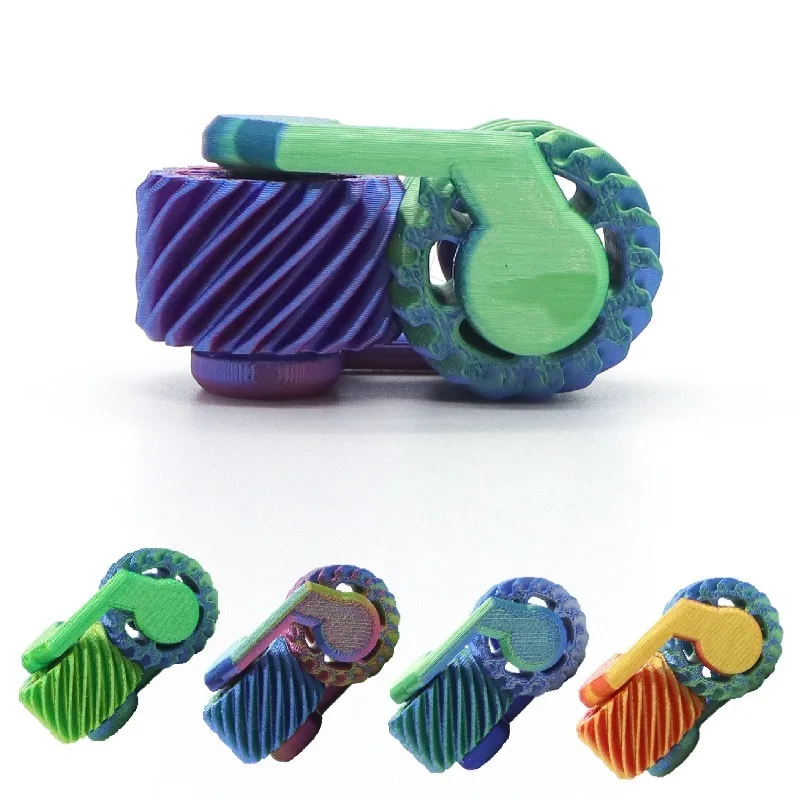 Fidget Spinner Mini Gyroscope du bout des doigts engrenages imprimés en 3D jouets anti-Stress cadeau pour garçons filles nouveaux jouets anti-Stress