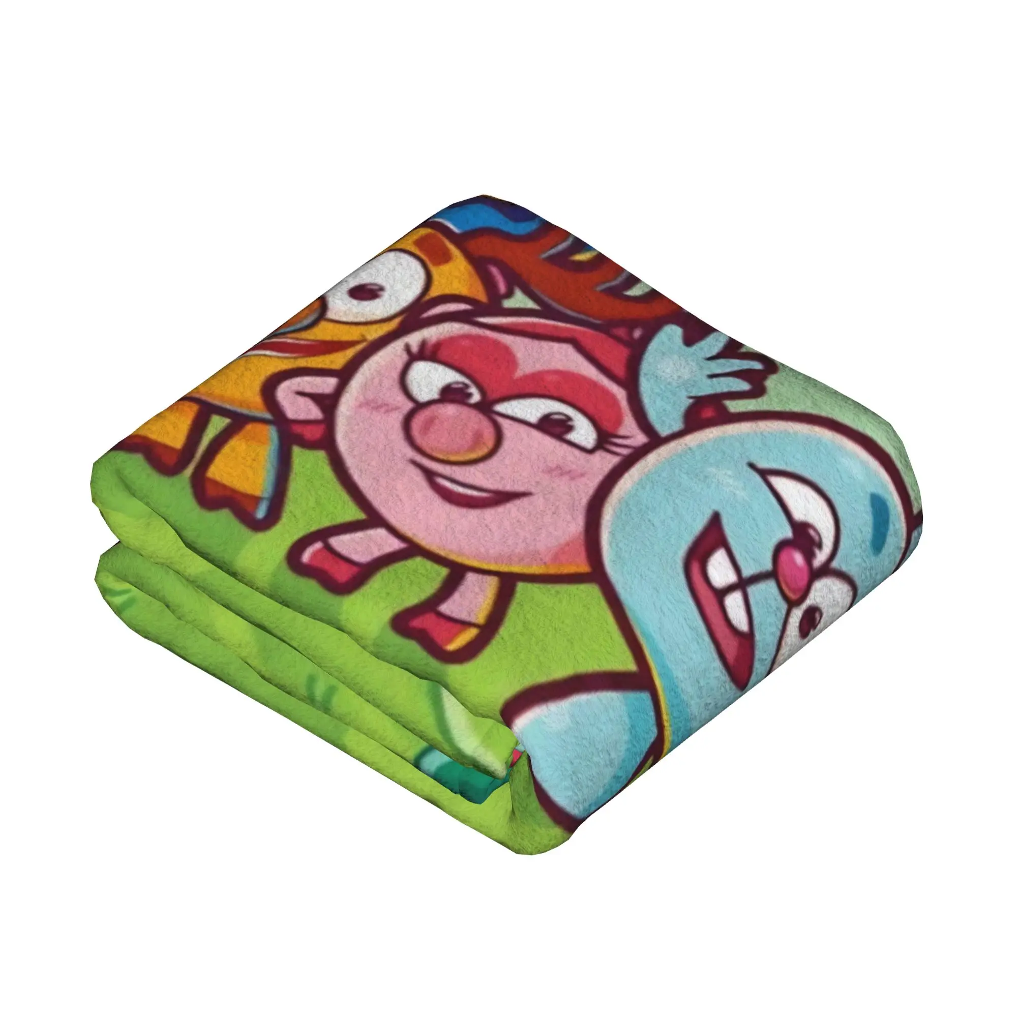 Smesharikis Blanket Cozy Soft  Throw Blankets for Sofa 50x60 Inch Multi-size Quilt