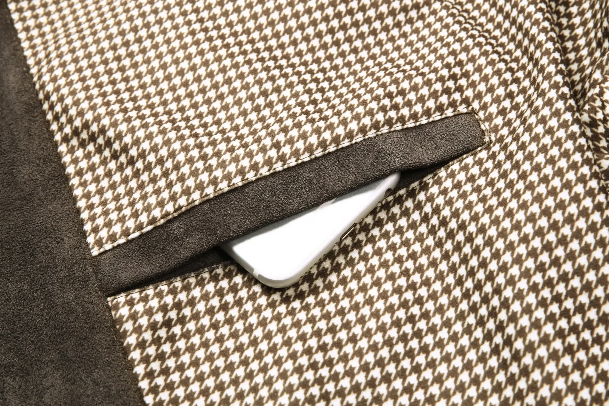Herren Cropped Boxy Minimalistische Kunstwildleder-Jacke Leichte Weiche Textur Coach-Jacke Vintage Harajuku Streetwear Bomber-Oberbekleidung – Detail 15
