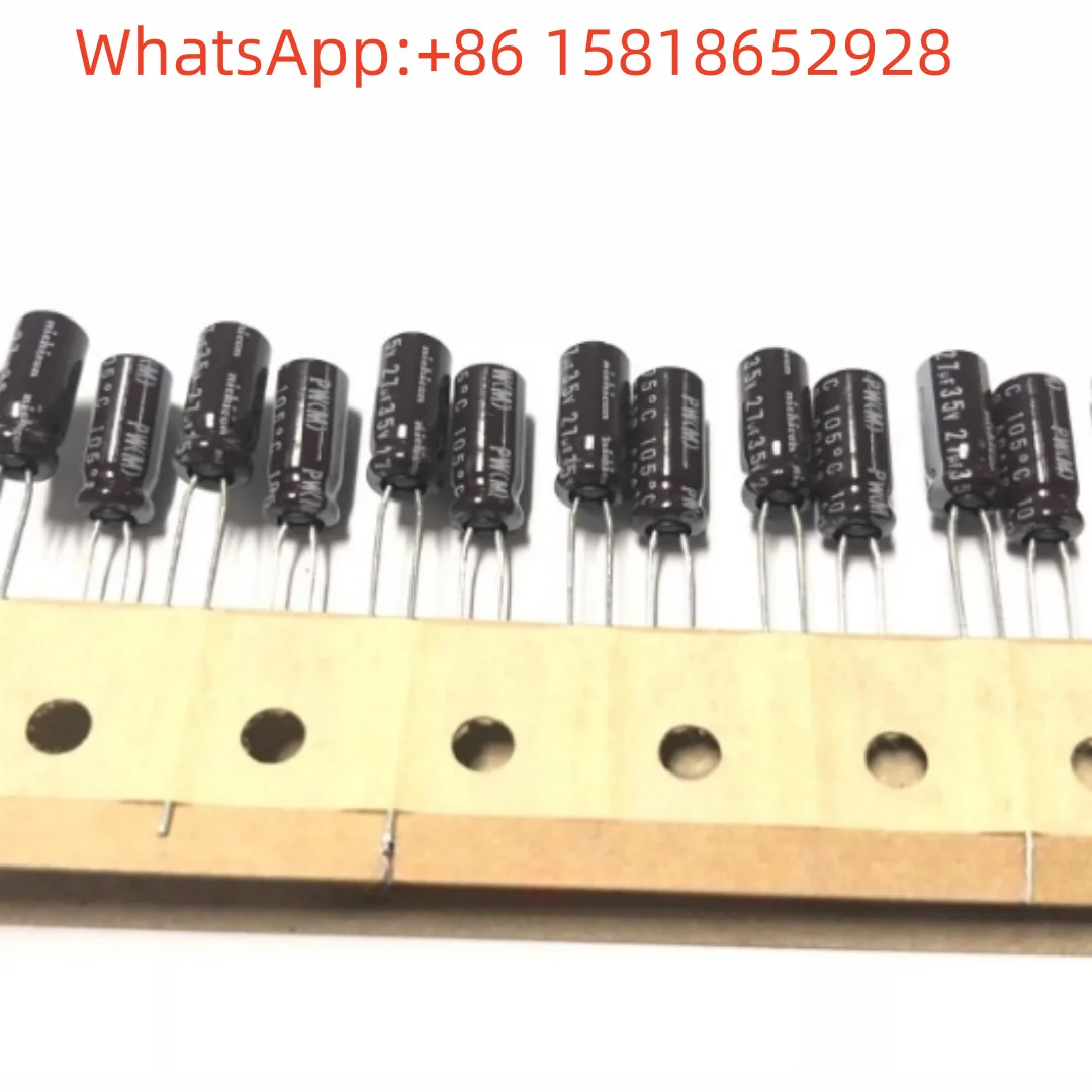 50pcs 35V27UF 5X11 Nichicon PW Series UPW1V270MDH1TD High-Frequency Low-Resistance 27UF35V