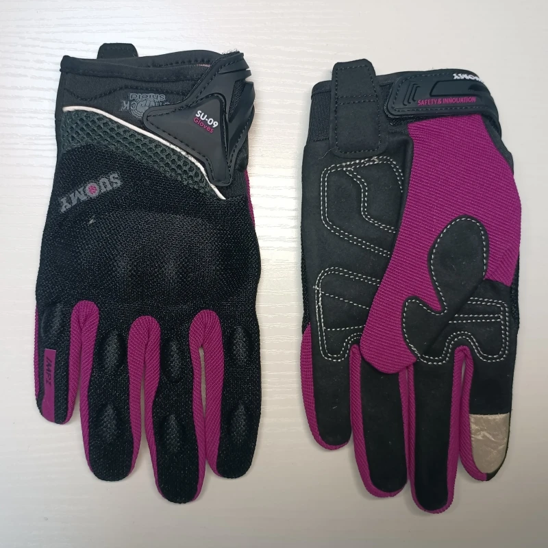 Suomy SU-09 Summer Motorcycle Gloves Mesh Breathable Moto Gloves Unisex Touch Screen Motocross Gloves Touch Screen Cycling Glove 6