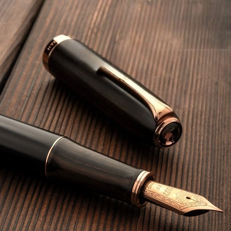 

2025 New Pen Cheap Sale Hongdian A10 Wooden Fountain Pen Sword Sharpening Nib 0.38 0.5 Nib Ink Pen Writing Supplies Stationery