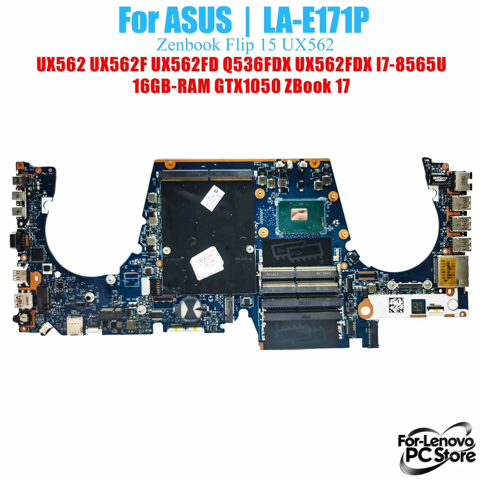 

LA-E171P для HP ZBook ZBook 17 G4 LA-E171P, материнская плата для ноутбука i3 i5 i7, процессор, 100% протестированная материнская плата для ноутбука