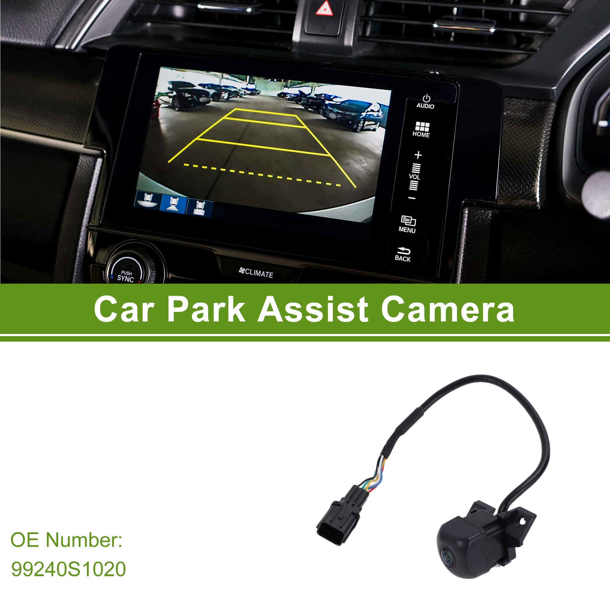 

UXCELL Car Camera Rear View Backup Reverse Camera for Hyundai Santa Fe No.99240-S1020