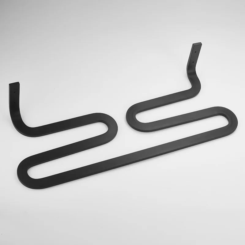 European Style Towel Single Lever Bathroom Towel Rack Hotel Space Aluminum Personalized Towel Lever Toilet Rack