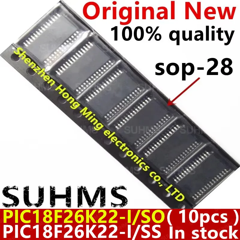 

(10 шт.) 100% новый PIC18F26K22 PIC18F26K22-I/SS PIC18F26K22-I/SO SSOP28 чипсет