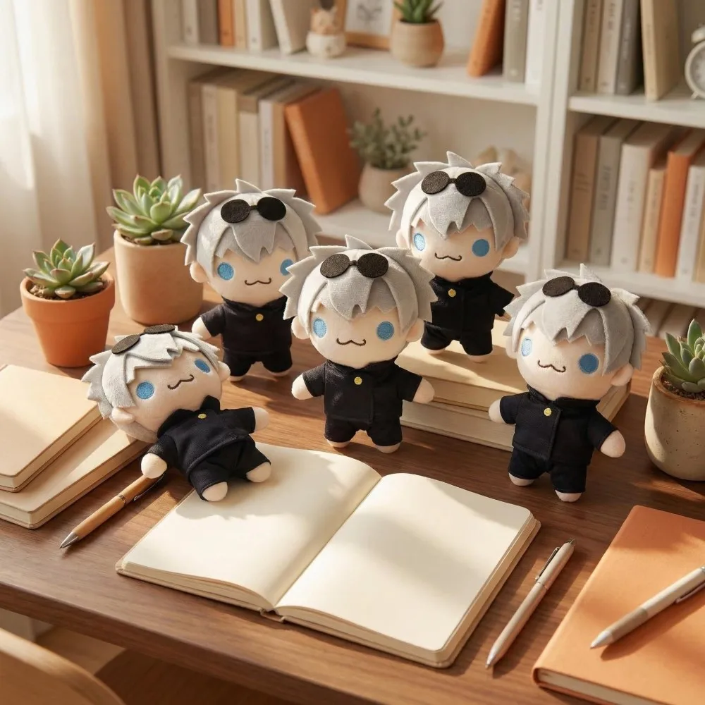 

Плюшевая кукла Аниме Кавайи Годжо Сатору, мягкая, милая, из приятного для кожи материала, мягкая игрушка, украшение для дома, подарок на день рождения для детей и фанатов