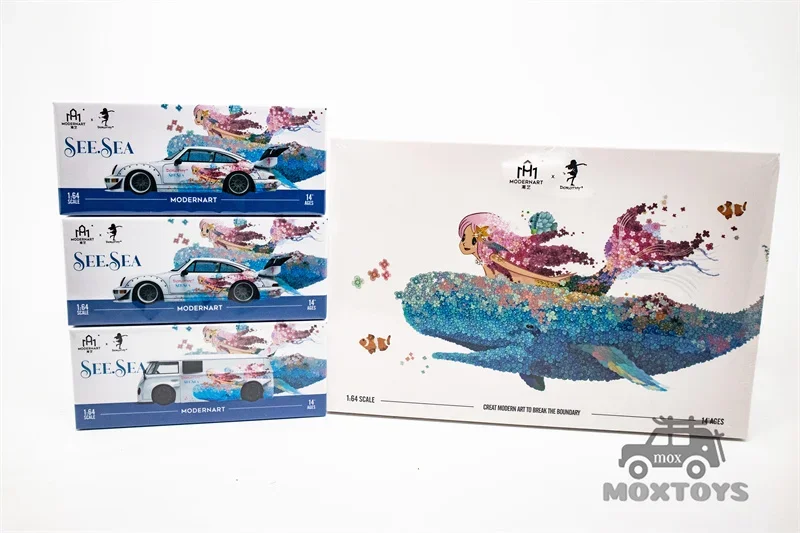 ModernArt x DOROTHY 1:64 T1 van / RWB 964 limited999 Carro modelo fundido