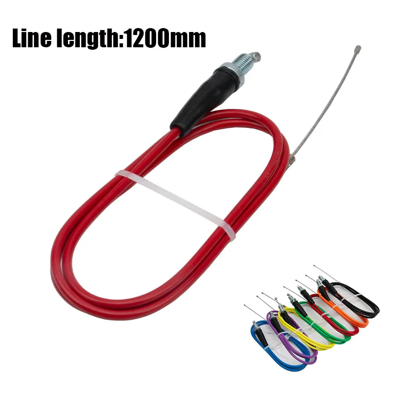 1200mm Motorcycle Accelerator Throttle Cable Straight Connection Cables For Honda Kawasaki ATV KTM Yamaha Suzuki Dirt Bike