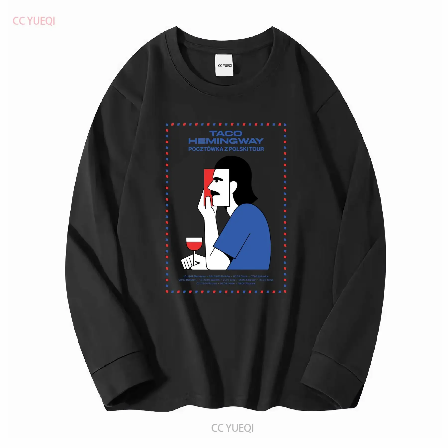 تاكو هيمينغواي تي شيرت للجنسين S 5XL خمر غسلها تنفس أنيق للجنسين تنوعا مصمم الملابس أوم الجرافيك الموضة #3