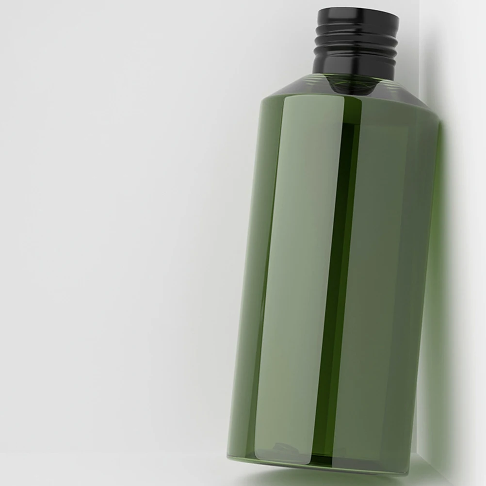 

5Pcs 200ml Dark Green Black Travel Dispenser Bottles for Makeup Liquid Soap Lotion Fine Craft Lightweight Portable