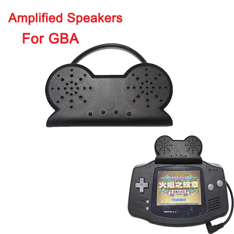 Plug and Play Amplified Speaker Loudspeaker External Speaker Stereo For GBA For GameBoy Advance Detachable Battery free