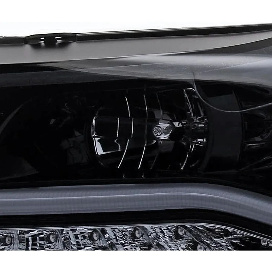 شريط إضاءة LED هالة مصابيح أمامية لجهاز عرض أسود لـ 20112015 شيفروليه كروز و 2016 شيفروليه كروز محدودة اليسار واليمين Pa #6