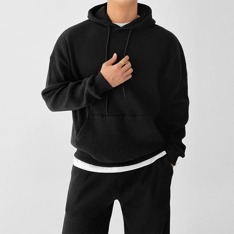 Casual Sets Men\'s Clothing Fashion Popular Sportswear Man Gym Exercise Sweatshirts Sports Pants Oversized Hoodie Daily Tracksuit