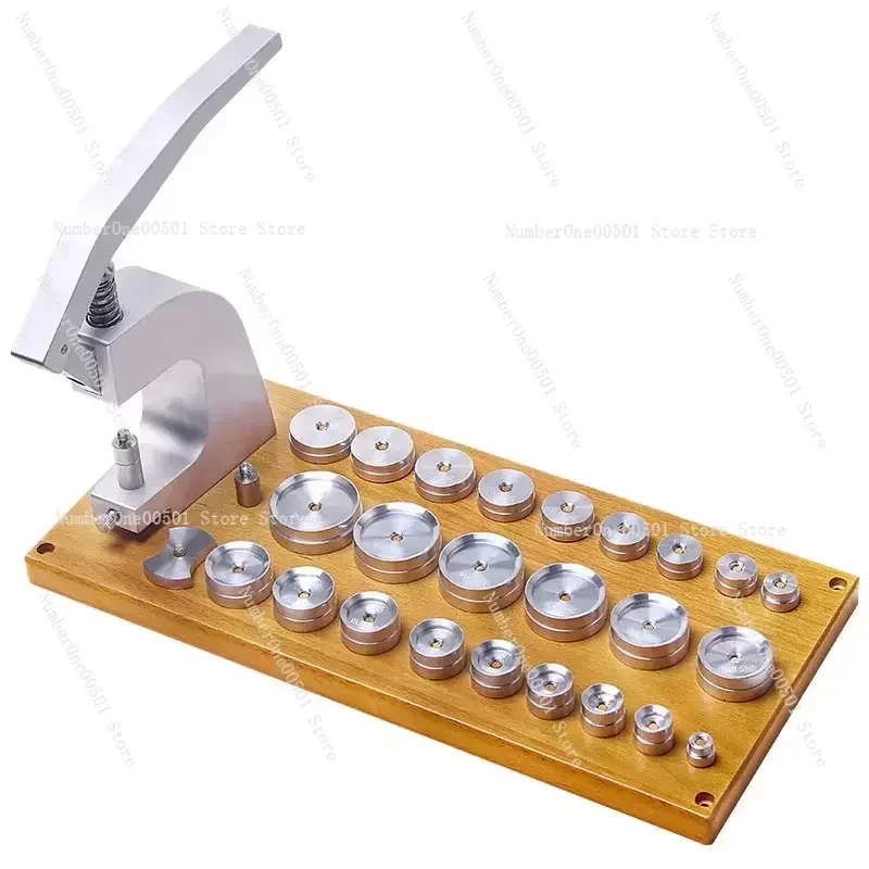 

5500 Watchmaker Tool Watch Back Crystal Case Closer Press Set Fitting Repair Part 25Dies Watch Repair Tool Machine Professional