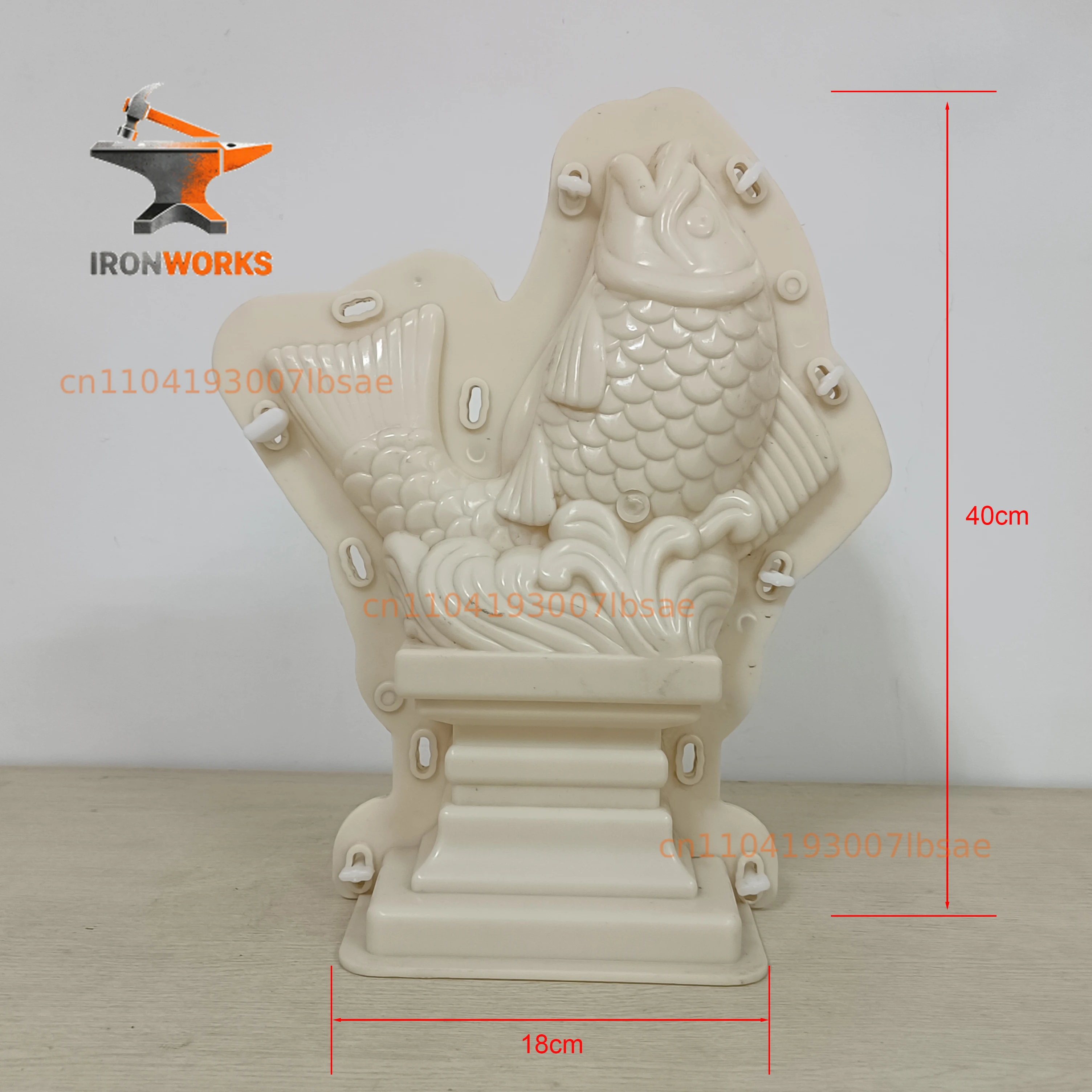 ABS High quality factory price low MOQ concrete animal fish mold