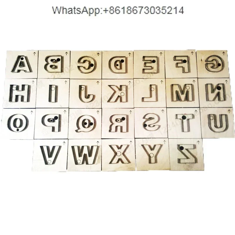 knife mold 26 letters pendant cowhide car keychain bag knife mold creative birthday gift knife mold