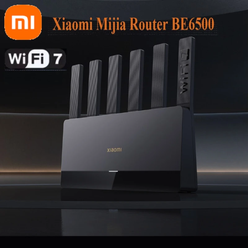 

Маршрутизатор Xiaomi Mijia BE6500 WiFi 7 6500M Полный сетевой порт 2,5G 4-ядерный процессор Qualcomm loT Smart Linkage Сетевая безопасность дома